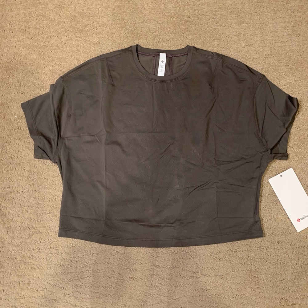 NWT! Lululemon Abrasion Resistant Training Tee in Carob Brown